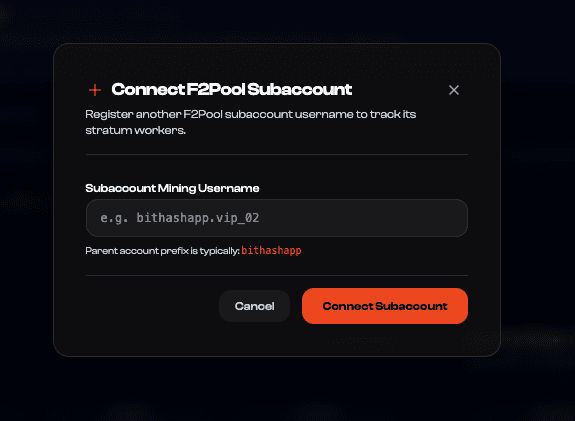BitHash Subaccount Provisioning and Security Configuration