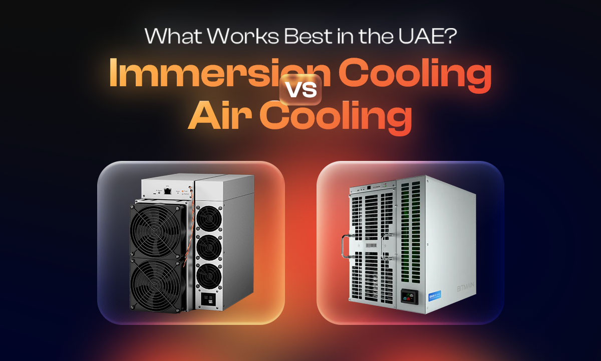 Immersion Cooling vs Air Cooling - BitHash Crypto Mining Company in UAE