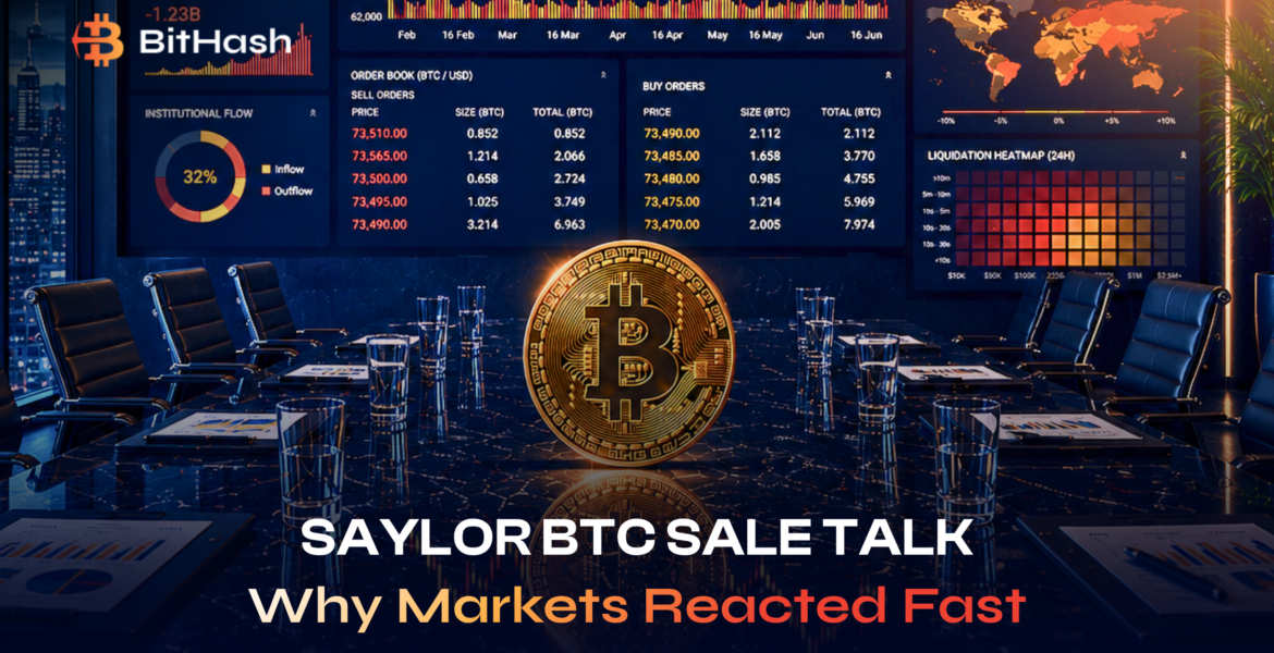 Saylor btc sale talk