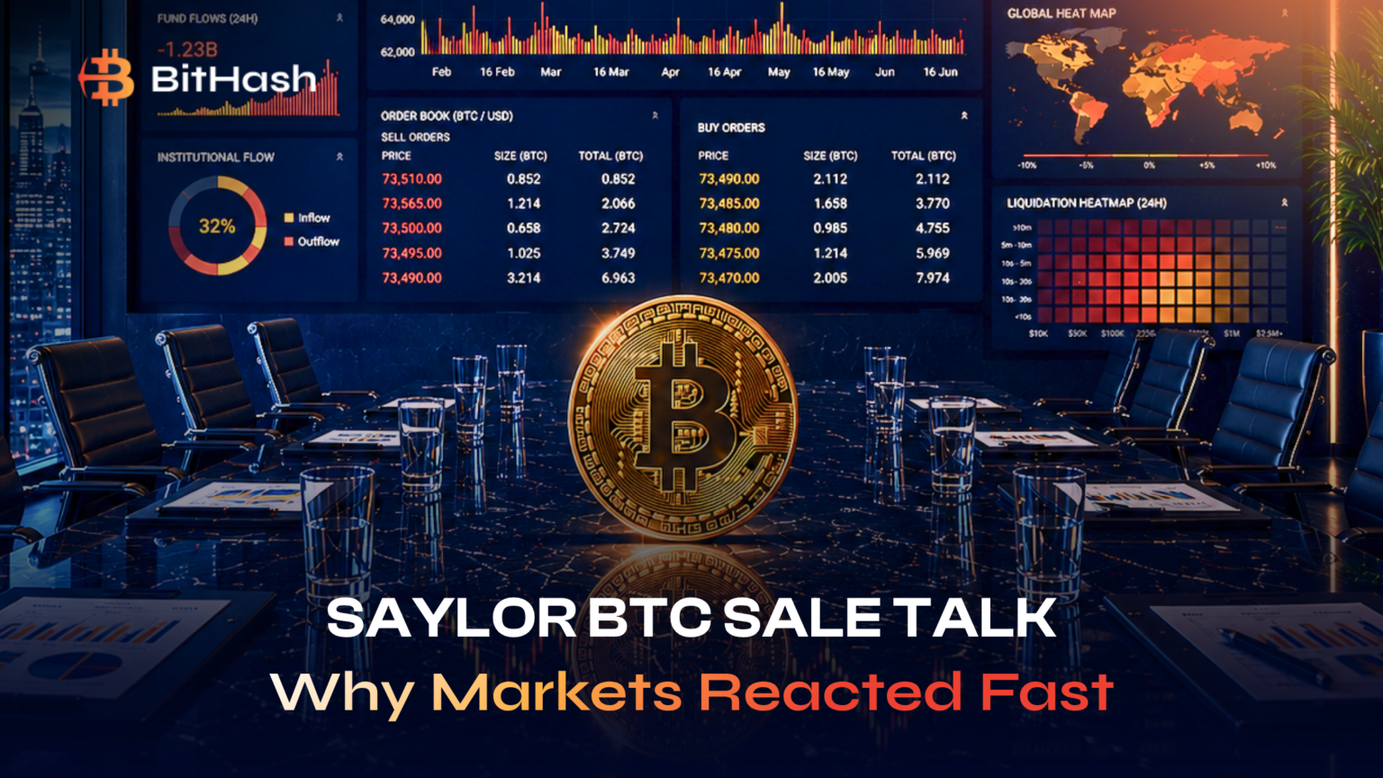 Saylor btc sale talk