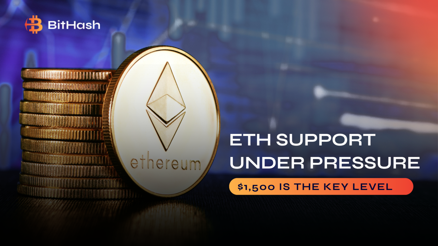 Eth support under pressure