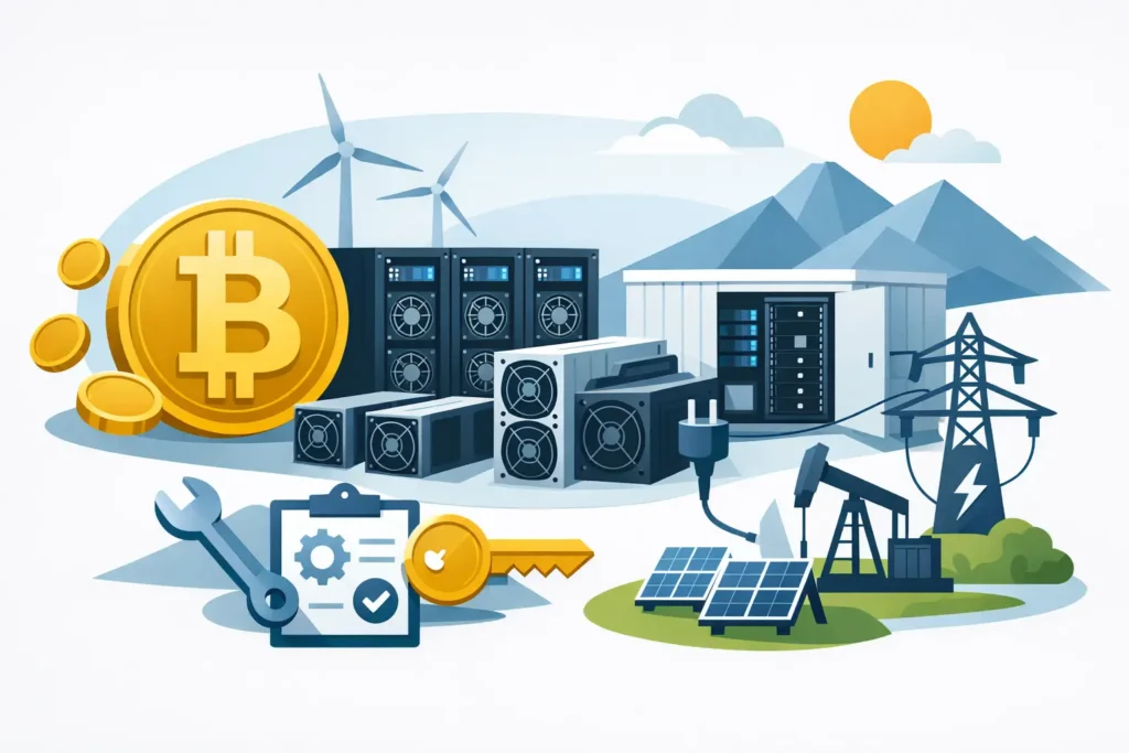 What a Bitcoin Mining Turnkey Solution Covers